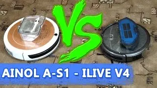 Уборка Chuwi ILIFE A4 против Ainol A - S11 кто убирает лучше - тестовое сравнение