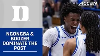 Duke's Cam Boozer & Patrick Ngongba Dominate The Low Post