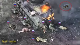 Ukrainian drones mercilessly crippled Russian troops surrounded from all directions in Torske