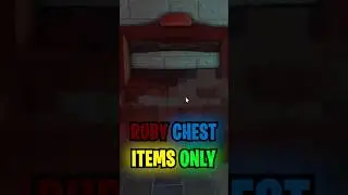 99 NIGHTS RUBY CHEST ITEMS ONLY CHALLENGE #99nights #roblox #challenge #99nightintheforest