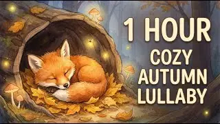 Baby Fox&rsquo;s Autumn Forest 🍂 Cozy Low Stimulation Lullaby 💤 1 Hour Deep Sleep Music 2026