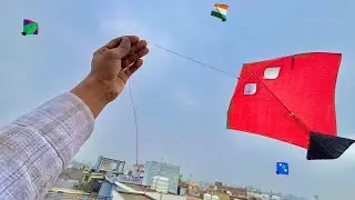 Kite Looting On Roof | Kite Catching | kite 