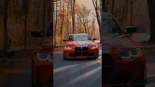 Can you top Toronto's red and fall colors? 😍🍁 #bmwm3 #m3 #g80m3 #autumn #car
