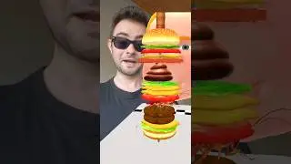 Making Biggest Sandwich Squid Game 3 XXL Sandwich Game #shorts #sandwich #android