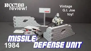 HCC788 - 1984 MISSILE DEFENSE UNIT - Battlefield Accessory - Vintage G.I. Joe toy review! S03E24