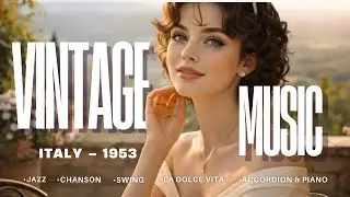 Vintage Chanson & Jazz | Italian 1955 | Caf&eacute; Romance Ambiance