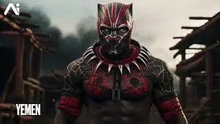 Asking AI to Draw Black Panther for Each Country!
