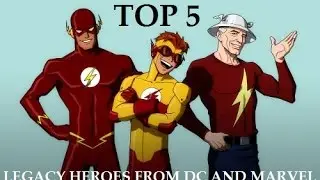 Top 5 Legacy Heroes from DC and MARVEL Pantheon | Beanie Babble Ep. 5