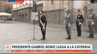 Presidente Boric participa en Te Deum Ecuménico