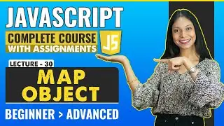 30. Map Object | Javascript tutorial for beginners | Javascript full course