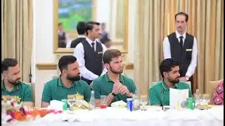 PM Shahbaz Sharif Hosts a Lunch For Teams of Tri-Nation Series 