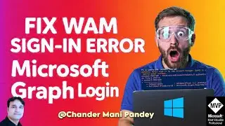 Исправление ошибки входа в WAM в Microsoft Graph | PowerShell и Intune