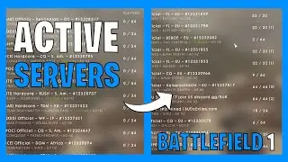 Как найти серверы Battlefield 1 в 2025 году