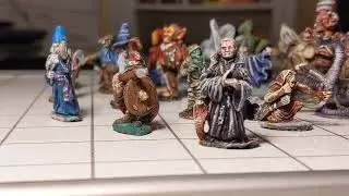 vintage 80's d&d minis painted