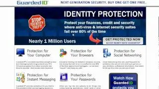 Identity protection.  Protect your finances, credit and security.