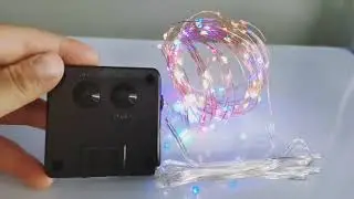 Outdoor solar string lights led light for garden 10m 100 led copper wire string fairy lights