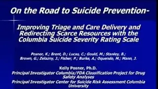 Introduction to the Columbia Suicide Severity Rating Scale (C-SSRS): Webinar