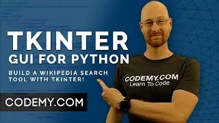 Build A Wikipedia Search App - Python Tkinter GUI Tutorial #169