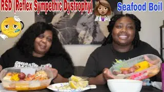 RSD(Reflex Sympethic Dystrophy)😥 Seafood Boil with Bloves Smackalious Sauce🦐#blovessauce