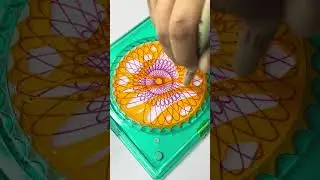 Relaxing ASMR Spiral Pattern | Spirograph Audio for Calm! #art #shorts #spirograph #asmr #satisfying