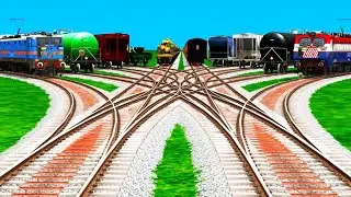 ALL Bhartiy Railgadi Tejas Express Crossing by Bumpy Branched Railroad tracks I train crossing 2026