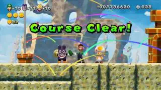 ABM: NEW SUPER LUIGI U (Walkthrough # 4) GAMEPLAY!! HD