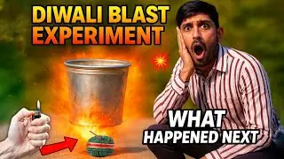 Kya Balti Bachegi? 😳 Diwali Bomb vs Water Bucket Test | Crazy Science Experiment 2025