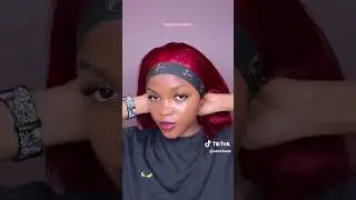 99J Burgundy👩&zwj;🦰#humanhair #lacefrontwig #lacewigs #lace #wiginstall #wig #gluelesswig #99j #burgundy