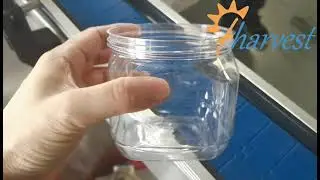 Square bottle with round mouth PET can sealing machine,plastic container seaming machine