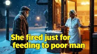 A struggling waitress was fired for giving food to a homeless man, and the very next day, SUVs...