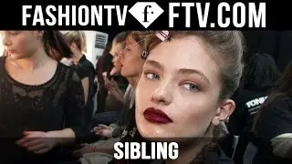 Sibling Makeup London Fashion Week F/W 16-17 | FashionTV