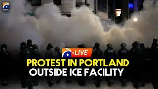 LIVE: Protest outside ICE facility in Portland | Geo News English