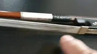 arco de violín, lavar el crin, limpiar arco de violín, how to clean your violin bow hair 🐴