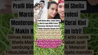 Profil Dimas Akira, Suami Sheila Marcia yang Miliki Profesi Mentereng.