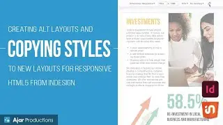 Copying Styles into New Layouts &mdash; InDesign Alternate Layouts