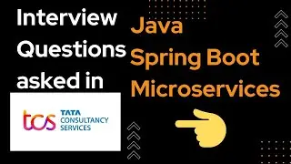 Real TCS Interview Questions | java Spring boot microservices