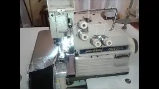 JONTEX GN 800-5 overlock, parte 2, maquina de coser sewing machine