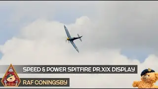 SPEED & POWER ARE MY DEFENCE LONGEST SERVING BBMF SPITFIRE PM631 PR.XIX PHOTO RECONNAISSANCE • EGXC