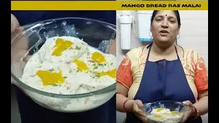 fusion of mango and bread || Bread Rasmalai Recipe-Quick Indian Dessert