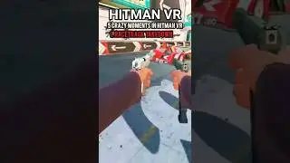 Crazy Moments in Hitman VR! #vr #psvr2 #Hitman #vrgame #vrgaming