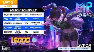 DAY 5 | Mobile Legends Monthly Playoffs S1 | Colt Esports Mobile Legends Tournament  Giveaways!!
