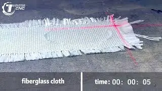 fiberglass cloth fabric cutting by digital cutting machine