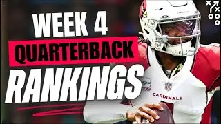 🔥 UPDATED TOP 20 QB RANKINGS for Week 4 Fantasy Football 🚀 | Fantasy Football Rankings