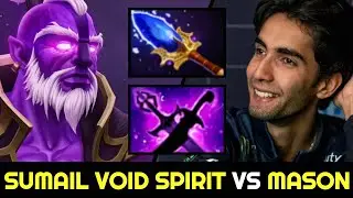 SUMAIL vs MASON &mdash; 100% Destroy with Scepter Build Void Spirit 7.28 Dota 2