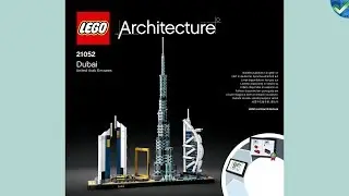 21052 Dubai LEGO&reg; Architecture Manual at the Brickmanuals Instruction Archive