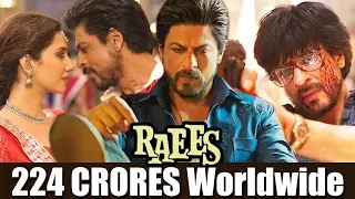 Shahrukh's RAEES Grosses Over 224 CRORES WORLDWIDE - BOX OFFICE