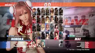 ps4 DOA6 core fighters 6/28/2021 online fights