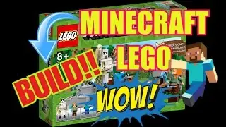 OPENING AND BUILDING/ New LEGO MINECRAFT THE IRON GOLEM SET 21123