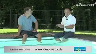 Mein eigener Pool im Garten ganz einfach mit Desjoyaux Pools. Teil 3 | Live mit sonnenklar.TV