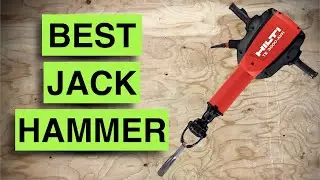 Разбивание бетона отбойным молотком Hilti Jackhammer TE 3000
